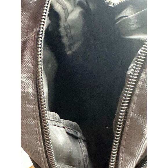 PUMA Black Mini Backpack Logo Straps Lightweight Ripstop Nylon Small Travel Bag - Picture 6 of 6